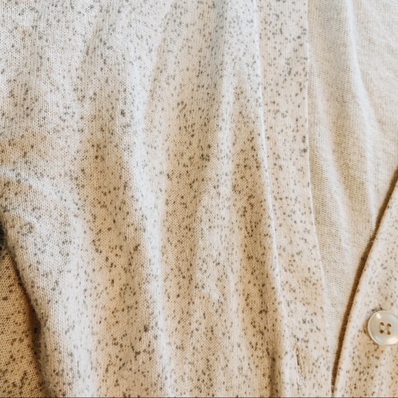 DownEast basics Cream speckled cardigan - Picture 2 of 5
